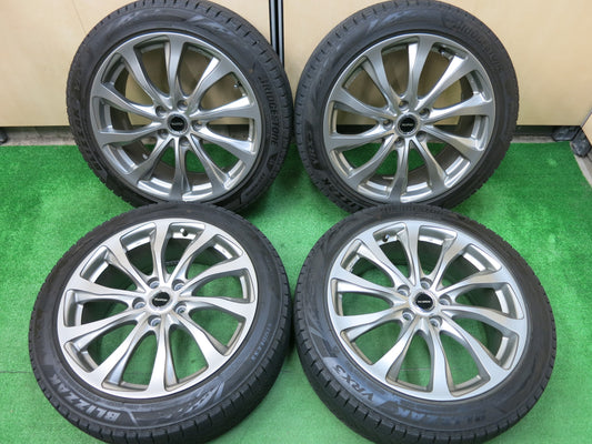 [送料無料]バリ溝！21年！9.5分以上★スタッドレス 225/45R18 ブリヂストン ブリザック VRX3 BALMINUM バルミナ 18インチ PCD114.3/5H★2122708ヒス