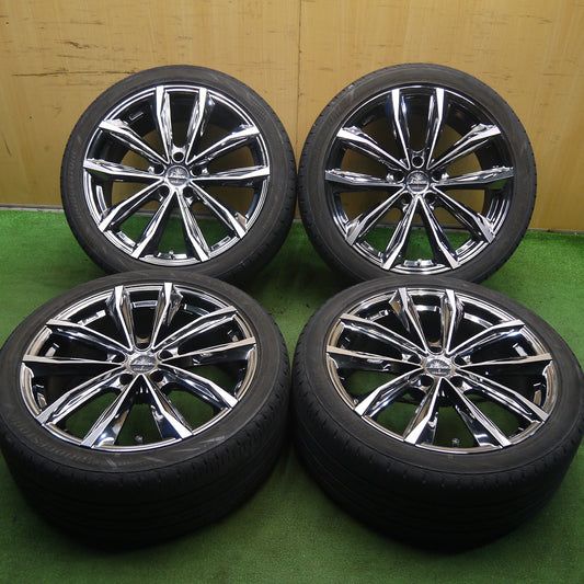 [送料無料]キレイ！19年★kranze Graben 245/40R19 ブリヂストン レグノ GRVⅡ クレンツェ グラベン 19インチ PCD114.3/5H★3070511Hノ