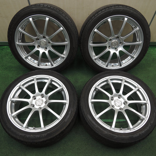 *送料無料*バリ溝！9分★225/45R18 ADVAN Racing KREUTZER SERIES Xi ダンロップ SPスポーツマックス 050 PCD114.3/5H★3121605HAノ