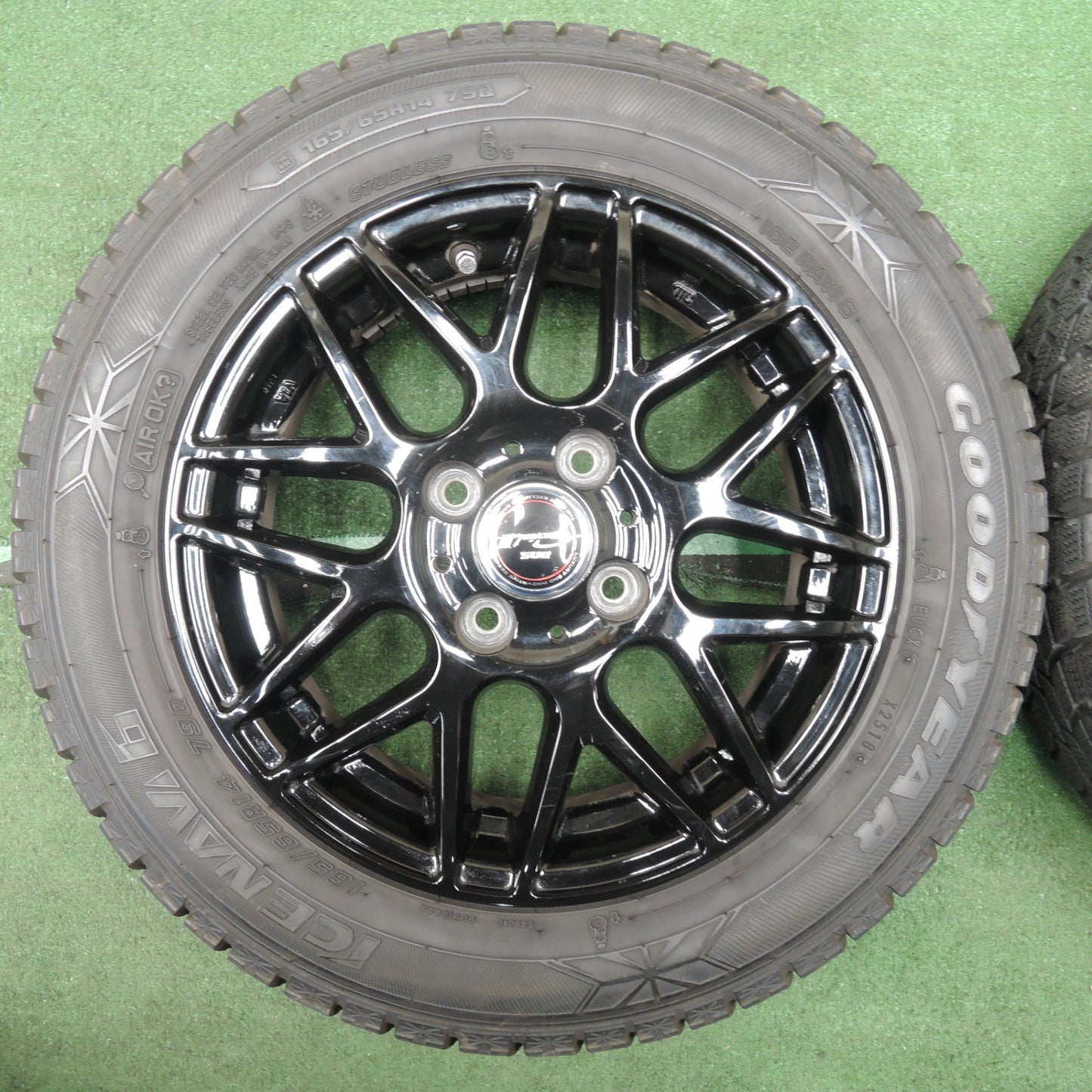 *送料無料* 4本価格★スタッドレス 165/65R14 グッドイヤー アイスナビ6 D.O.S. GaviaLⅡ DOS 14インチ PCD100/4H★4022602NJス