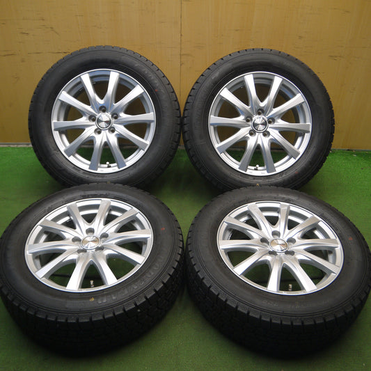 *送料無料*バリ溝！22年！キレイ！ほぼ10分★ライズ ロッキー 等 195/65R16 スタッドレス グッドイヤー アイスナビ7 ravrion RS01 ラブリオン 16インチ PCD100/5H★3121308Hス