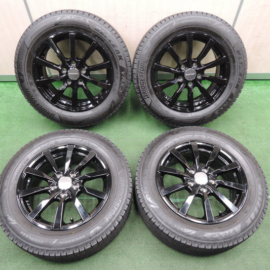 *送料無料*バリ溝！21年！綺麗！9.5分★ベンツ 等 EURO TECH 205/60R16 スタッドレス ブリヂストン ブリザック VRX3 ユーロテック 16インチ PCD112/5H★3121308TNス