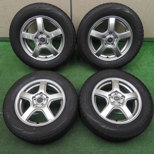 [送料無料]キレイ★スタッドレス 195/65R15 ブリヂストン ブリザック VRX TOPRUN トップラン 15インチ PCD114.3/5H★3112704TNス