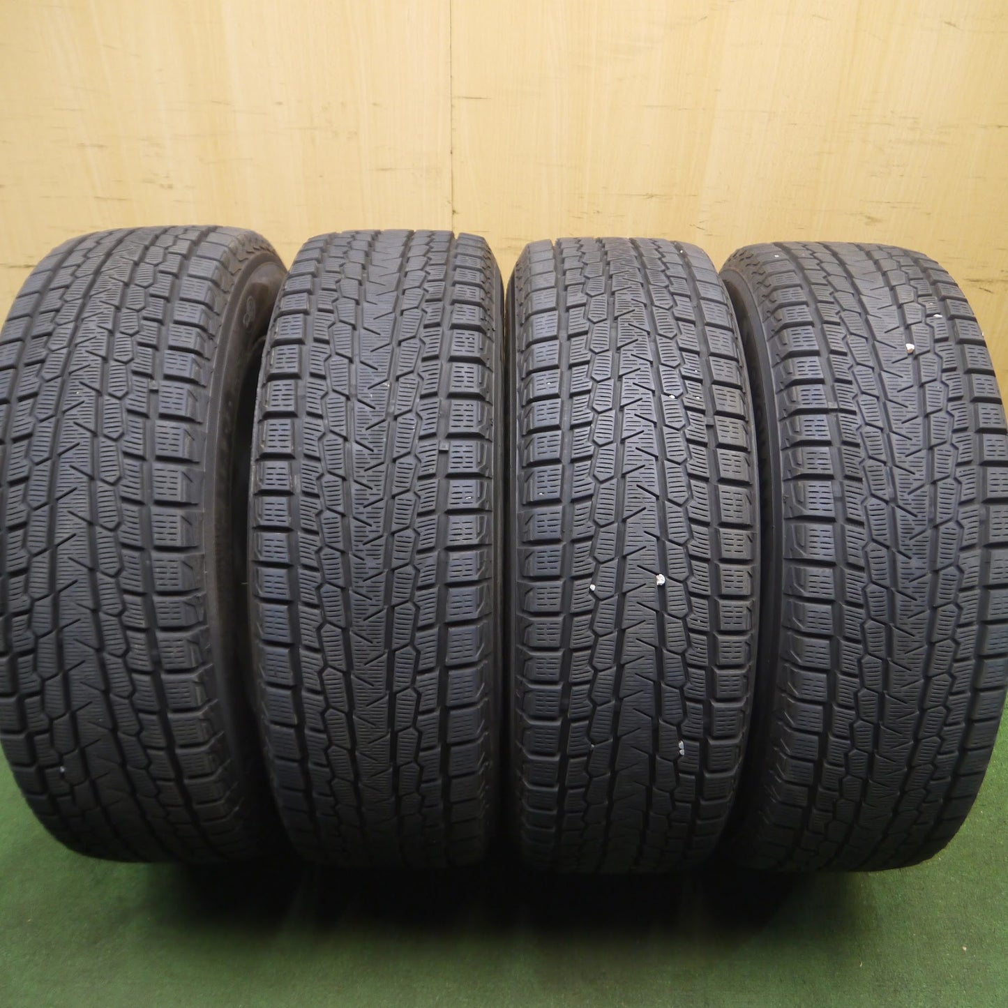 [送料無料]バリ溝！キレイ！9.5分★スタッドレス 225/65R17 ヨコハマ アイスガード G075 MiLLOUS ミルアス 17インチ PCD114.3/5H★3100206Hス