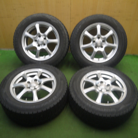 *送料無料* バリ溝！キレイ！ほぼ10分★スタッドレス 205/65R16 ダンロップ ウインターマックス WM02 Esprine 16インチ PCD114.3/5H★4021903Hス