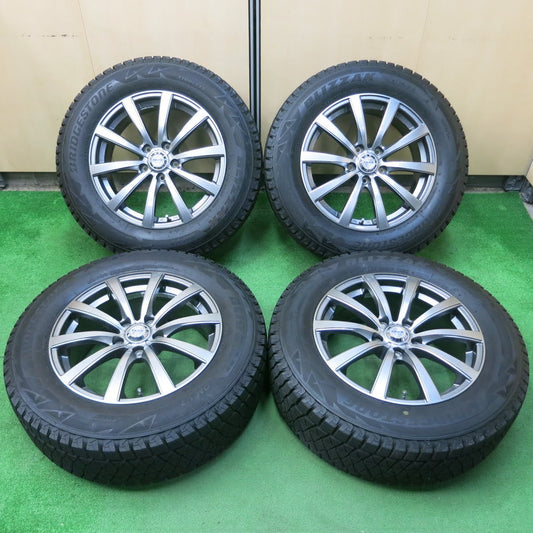 [送料無料]バリ溝！キレイ！9.5分★スタッドレス 225/65R17 ブリヂストン ブリザック DM-V2 ZACK JP-110 MONZA ザック 17インチ PCD114.3/5H★3061303イス