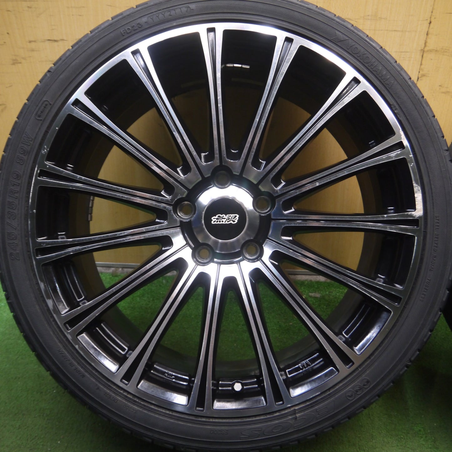 *送料無料* 4本価格★無限 MUGEN 245/35R19 ヨコハマ DNA エコス ES300 19インチ PCD114.3/5H★4031213Hノ