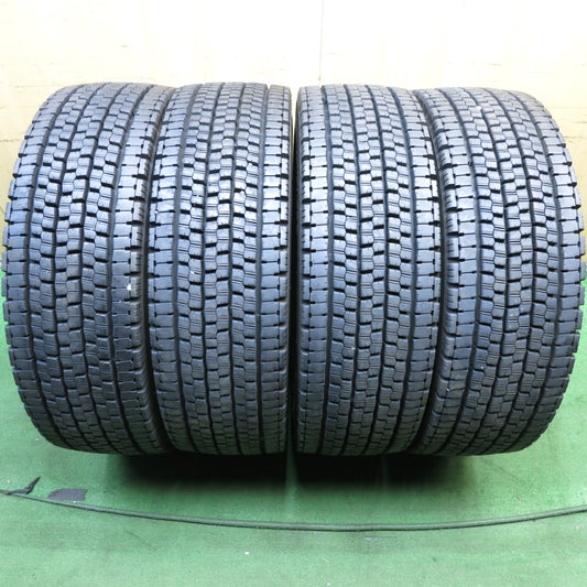 *送料無料* バリ溝！22年！ほぼ10分★トラック タイヤ 245/70R19.5 136/134J スタッドレス ブリヂストン W999 19.5インチ★4022214クスタ