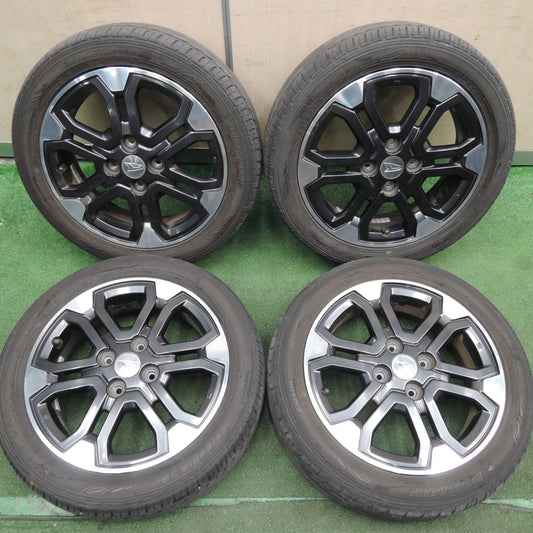 *送料無料* バリ溝！21年！キレイ！8.5分★ダイハツ LA700S ウェイク 純正 165/55R15 ダンロップ EC202 15インチ PCD100/4H★4021709HAノ