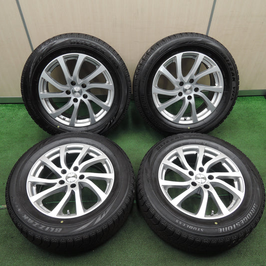 *送料無料*バリ溝！20年！キレイ！8.5分★スタッドレス 225/60R17 ブリヂストン ブリザック VRX epsdon LA STRADA 17インチ PCD114.3/5H★3122402NJス