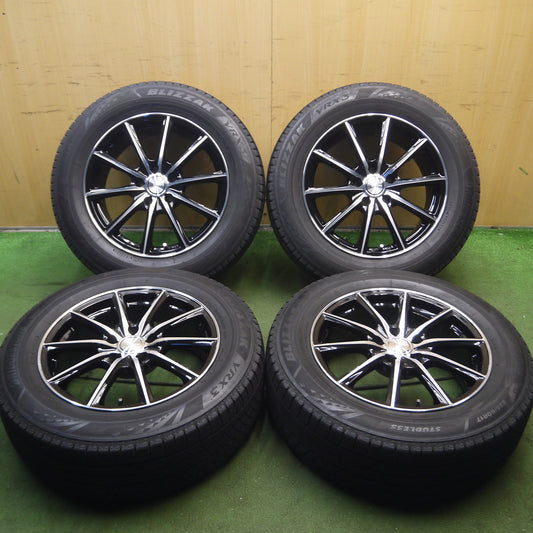 *送料無料*バリ溝！21年！キレイ！9.5分★スタッドレス 225/60R17 ブリヂストン ブリザック VRX3 ECO FORME エコフォルム PCD114.3/5H★3122603Hス