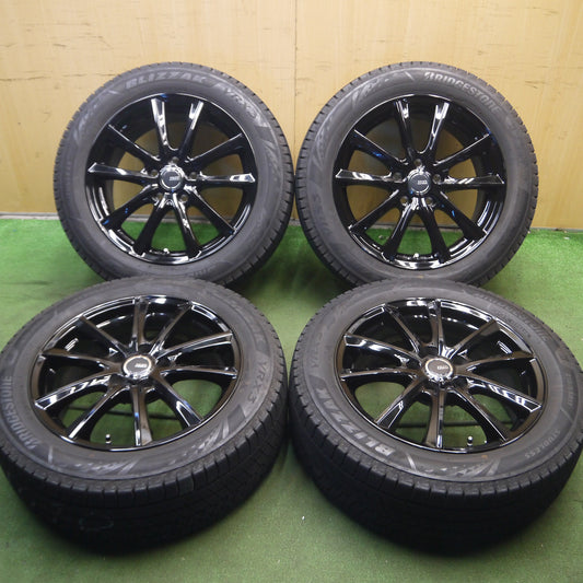 *送料無料*バリ溝！21年！キレイ！9.5分★スタッドレス 215/55R17 ブリヂストン ブリザック VRX3 PREO プレオ 17インチ PCD114.3/5H★3122605Hス