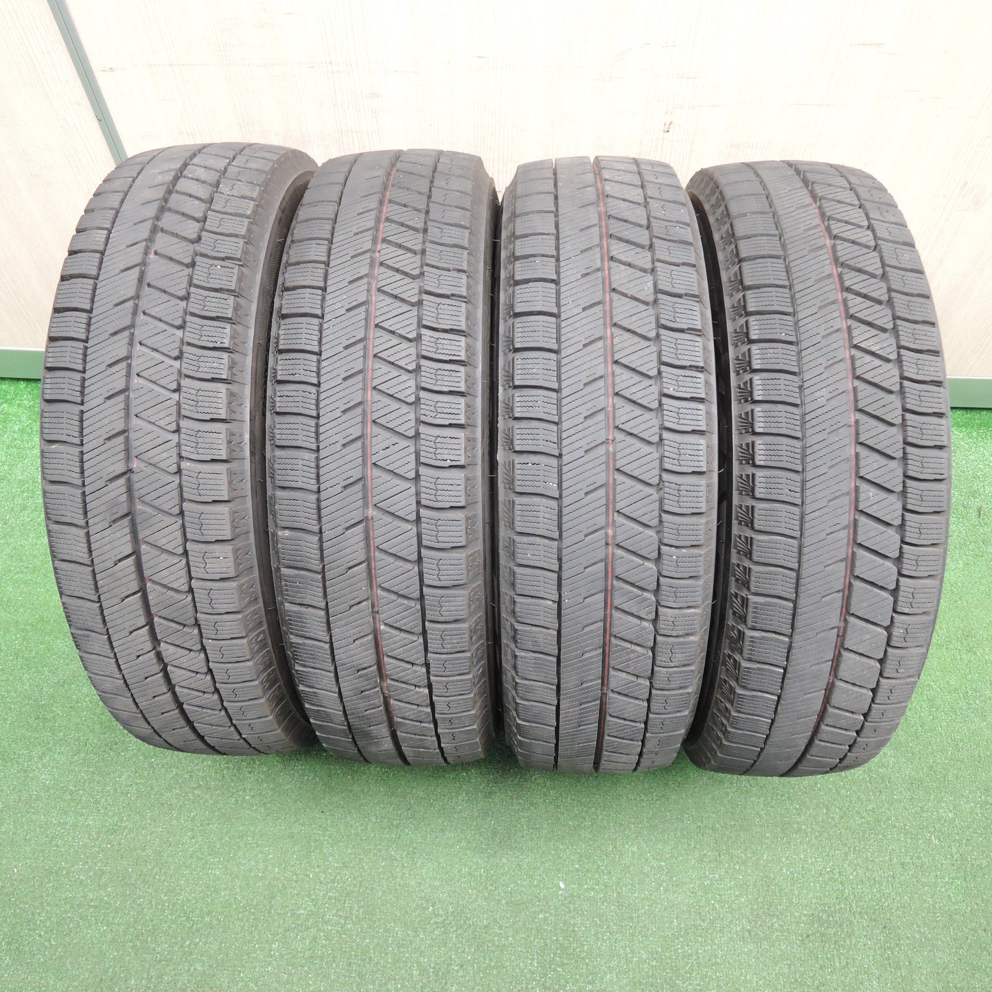 *送料無料*バリ溝！21年！キレイ！9.5分★スタッドレス 155/65R14 ブリヂストン ブリザック VRX3 JENEIGE 14インチ PCD100/4H★3120908TNス