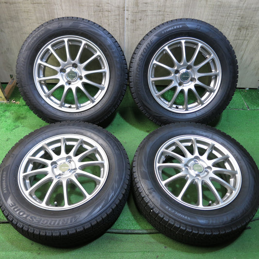 [送料無料]バリ溝！キレイ！9分★スタッドレス 185/65R15 ブリヂストン ブリザック VRX2 ECO FORME エコフォルム 15インチ PCD100/4H★3061301Hス