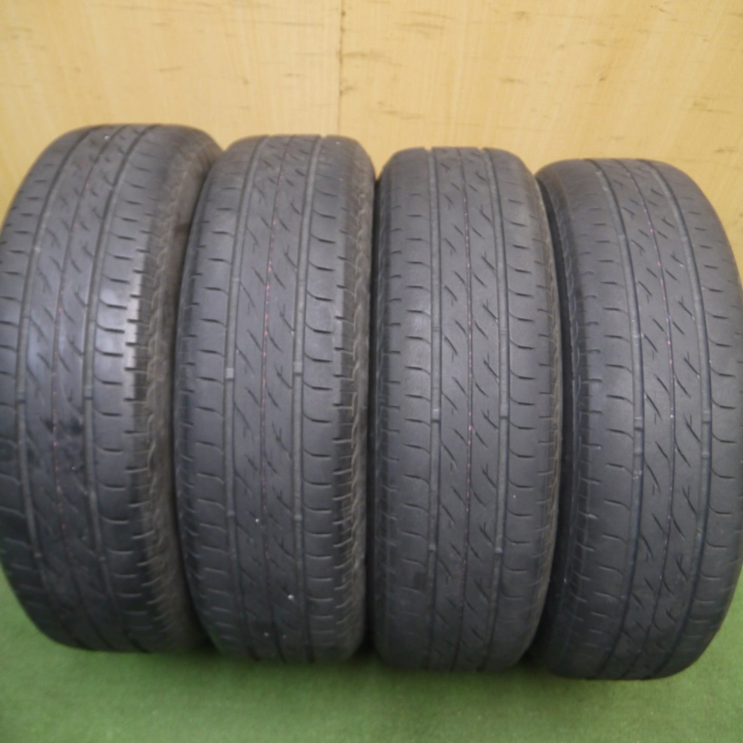 *送料無料* キレイ★日産 デイズ 純正 155/65R14 ブリヂストン ネクストリー エコピア 14インチ PCD100/4H★4022003Hノ