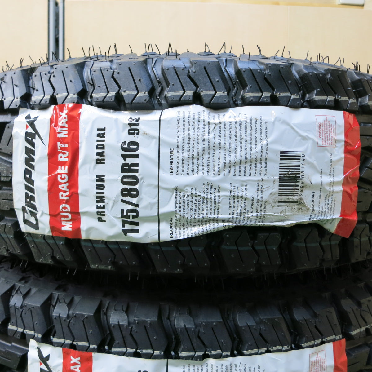 *送料無料*未使用！22年★ジムニー 等 175/80R16 GRIPMAX MUD RAGE R/T MAX BIGWAY B-MUD 16インチ PCD139.7/5H★3102405イノ