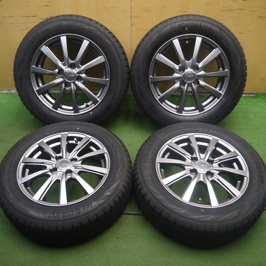 *送料無料* バリ溝！21年！キレイ！9.5分★スタッドレス 175/65R15 ヨコハマ アイスガード iG70 GRASS グラス 15インチ PCD100/4H★4021912Hス