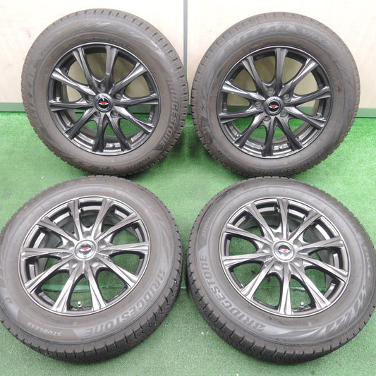 *送料無料*バリ溝！21年！キレイ！9.5分★スタッドレス 205/60R16 ブリヂストン ブリザック VRX2 TEAD テッド 16インチ PCD114.3/5H★3110808TNス