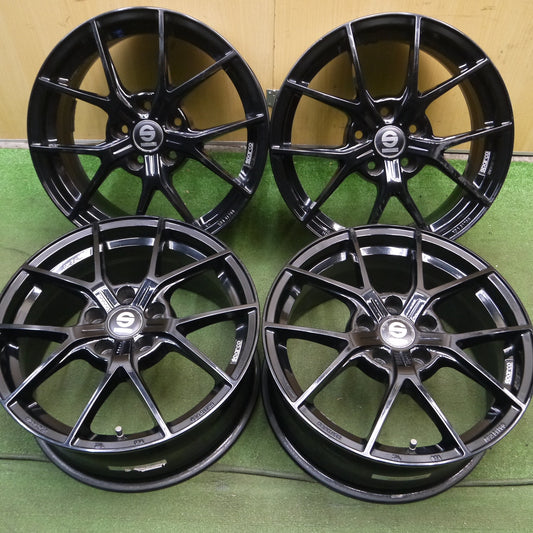 *送料無料*4本価格★Sparco Podio スパルコ ポディオ ホイール 17インチ 17×7.5J PCD114.3/5H★4012603Hホ