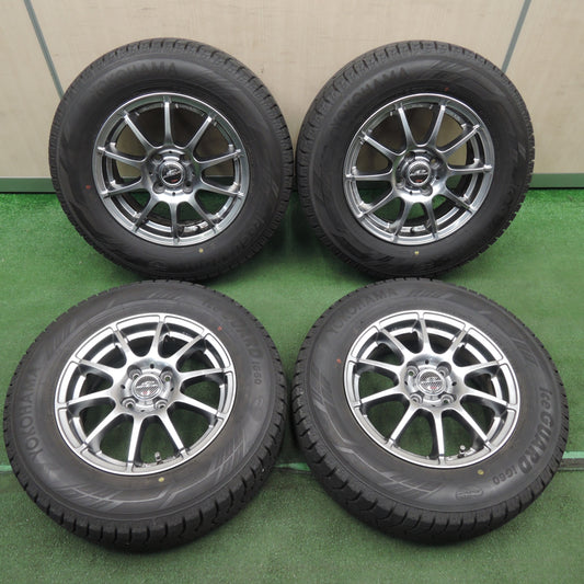 *送料無料* バリ溝！22年！キレイ！ほぼ10分★スタッドレス 185/70R14 ヨコハマ アイスガード iG60 SCHNEIDER シュナイダー 14インチ PCD100/4H★4030508TNス