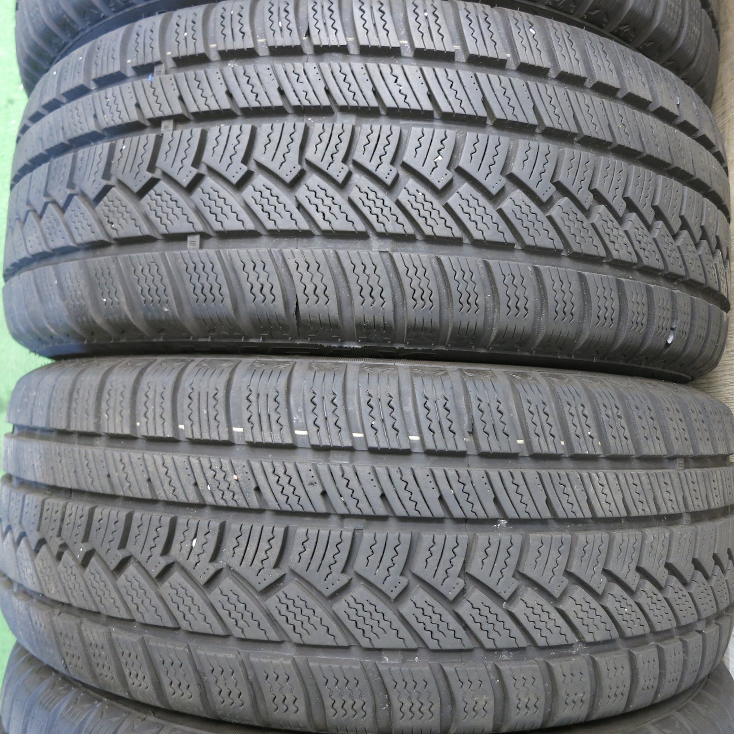 [送料無料]バリ溝！21年！キレイ！9.5分★スタッドレス 215/50R17 ハイフライ Win-turi 212 Advanti RACING アドヴァンティ レーシング PCD114.3/5H★3061208Hス