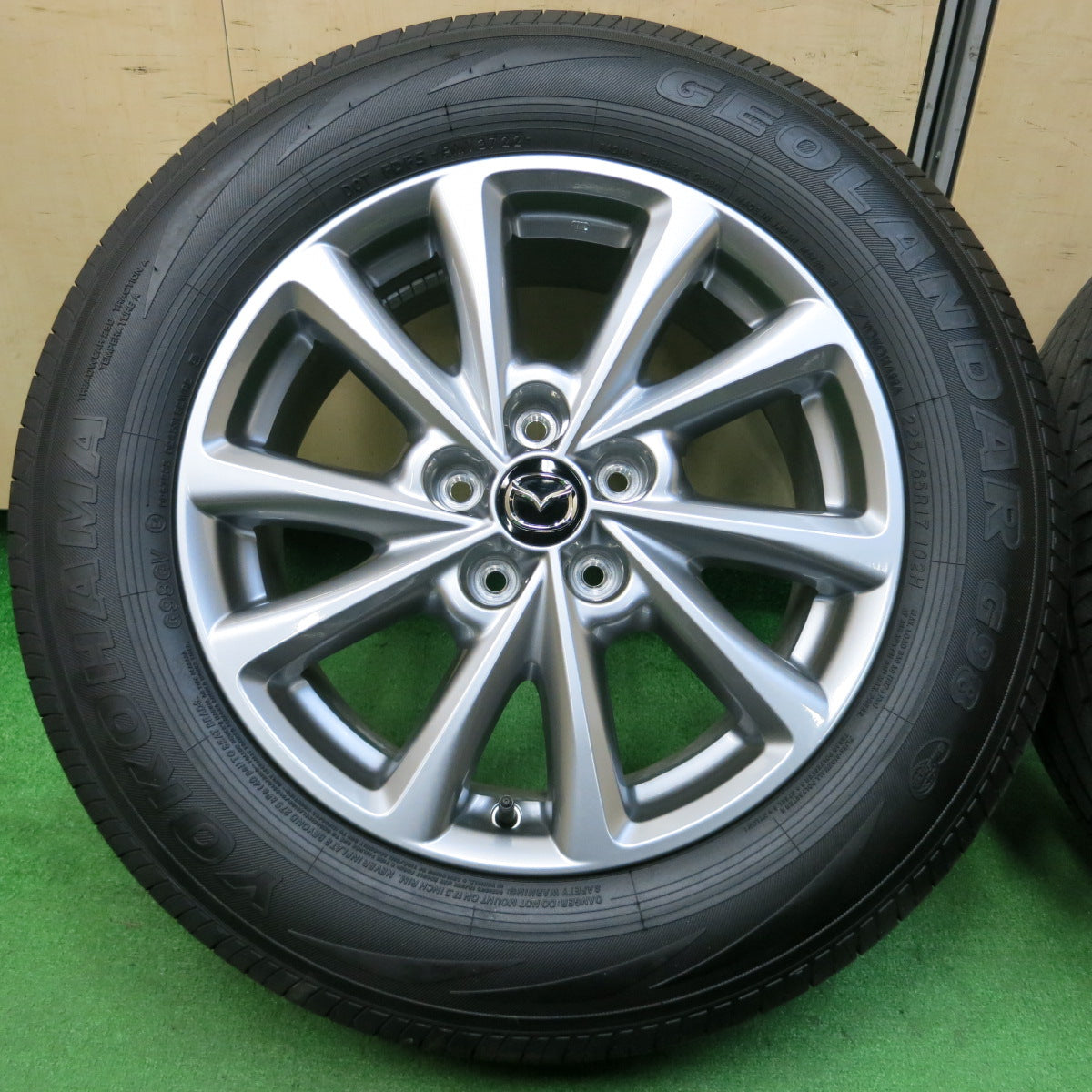 送料無料*新車外し！22年☆マツダ CX-5 純正 225/65R17 ヨコハマ ジオランダー G98 G98GV 17インチ CX5 P |  名古屋/岐阜の中古カー用品・工具の買取/販売ならガレージゲット