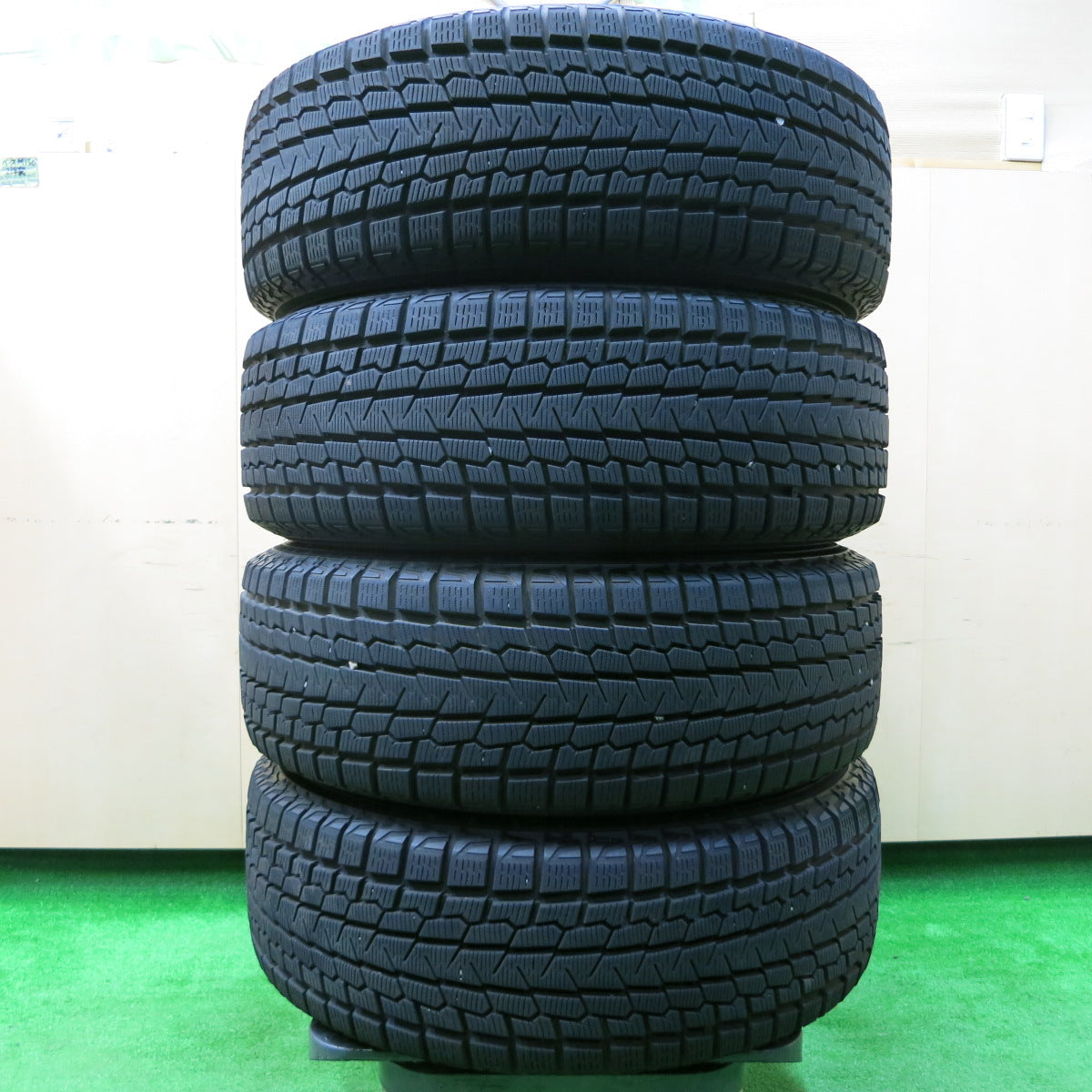 *送料無料*バリ溝！19年！9.5分★スタッドレス MAK 225/60R17 HIGHLANDS ヨコハマ アイスガード G075 ハイランズ 17インチ PCD114.3/5H★3112008イス