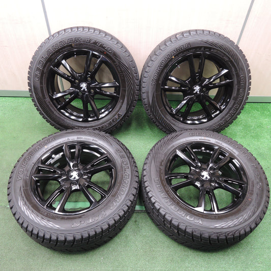 *送料無料*バリ溝！22年！キレイ！9.5分以上★プジョー 等 EUROTECH 215/65R16 スタッドレス ヨコハマ ジオランダー i/T-S ユーロテック 16インチ PCD108/4H★3122701NJス