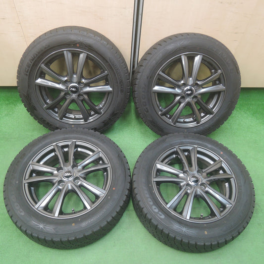 *送料無料* バリ溝！キレイ！9.5分★スタッドレス 175/65R15 グッドイヤー アイスナビ6 NIRVANA NV ニルバーナ 15インチ PCD100/4H★4020909SYス