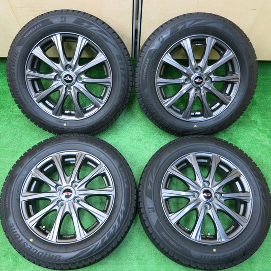 *送料無料*バリ溝！21年！キレイ！9分★スタッドレス 175/65R15 ブリヂストン ブリザック VRX2 TEAD テッド 15インチ PCD100/4H★3111710イス