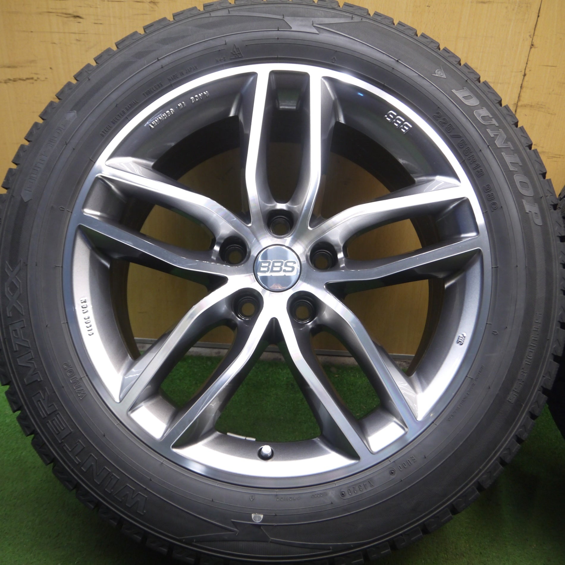 送料無料* バリ溝!20年!キレイ!9.5分☆BBS SX KBA50516 225 送料無料* バリ溝!20年!キレイ!9.5分☆BBS SX KBA50516 225