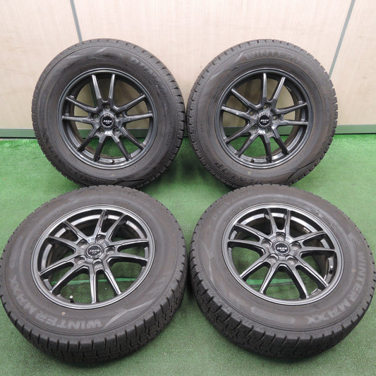 *送料無料*バリ溝！21年！9.5分★スタッドレス 215/65R16 ダンロップ ウインターマックス WM02 ZACK JP-520 MONZA ザック 16インチ PCD114.3/5H★4010710TNス