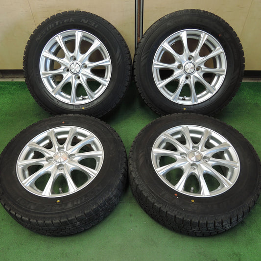 [送料無料]バリ溝！19年！綺麗！9.5分以上★スタッドレス 175/70R14 オートバックス ノーストレック N3i JOKER weds ジョーカー 14インチ PCD100/4H★3100201HHス