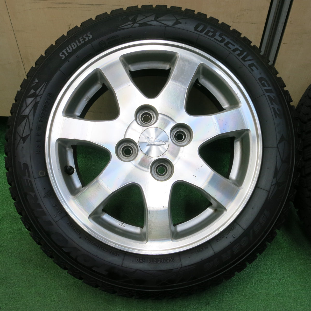 送料無料*バリ溝！21年！9分☆ダイハツ ムーヴ エッセ等 純正 155/65R14 スタッドレス トーヨー オブザーブ GIZ2 14イ |  名古屋/岐阜の中古カー用品・工具の買取/販売ならガレージゲット