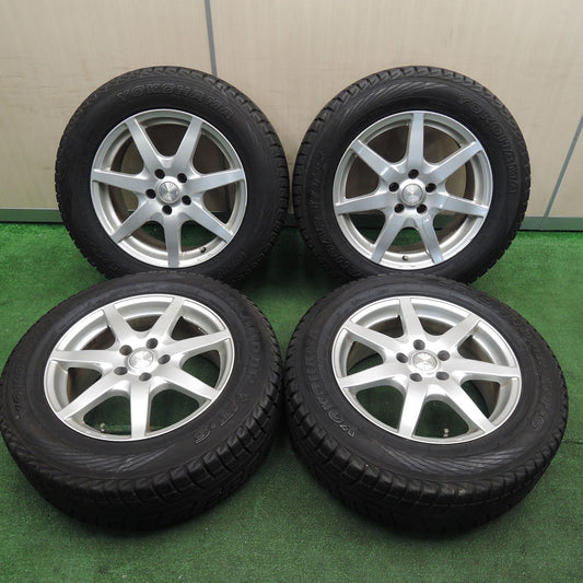 [送料無料] バリ溝！9.5分以上★スタッドレス 225/65R17 ヨコハマ ジオランダー i/T-S Grave 17インチ PCD114.3/5H★3112106NJス