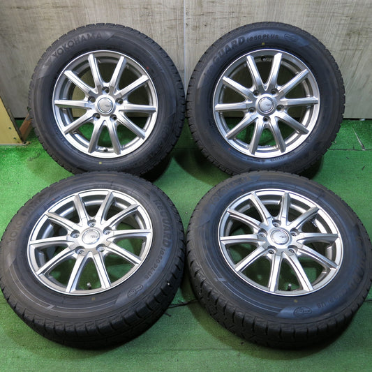 [送料無料]バリ溝！20年！キレイ！9分★スタッドレス 195/65R15 ヨコハマ アイスガード iG50 プラス SIBILLA NEXT GS-5 15インチ PCD114.3/5H★3041409Hス