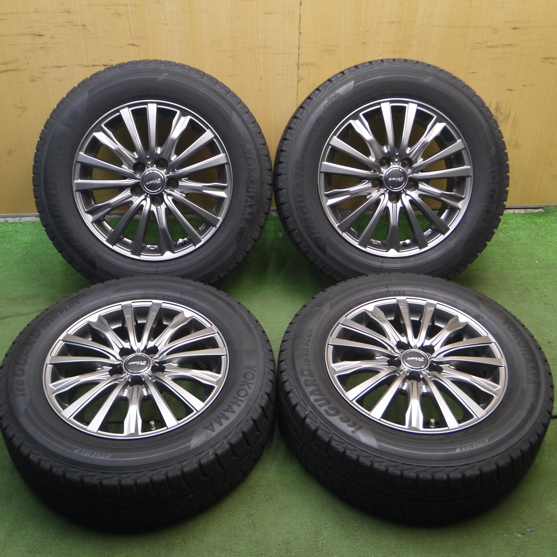 送料無料*バリ溝！キレイ！9.5分☆プリウス等 195/65R15 スタッドレス ...