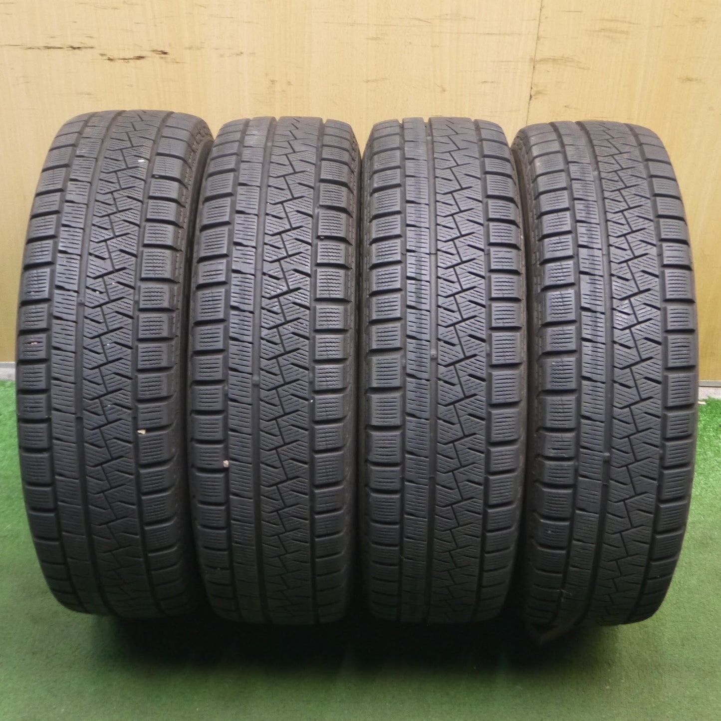 [送料無料]キレイ★スタッドレス 155/65R14 ピレリ アイスアシンメトリコ TEAD weds テッド 14インチ PCD100/4H★3101101KAス