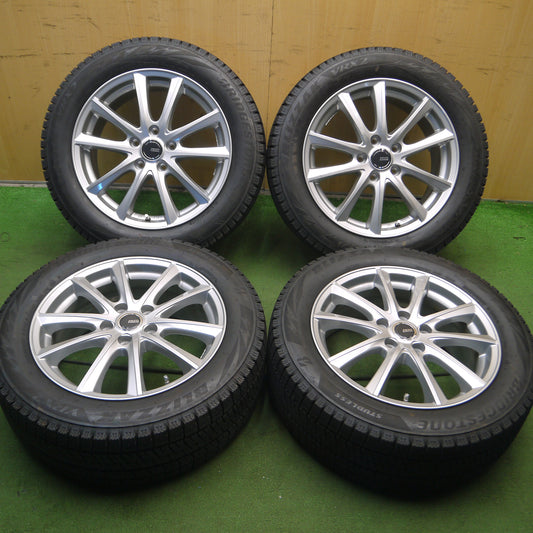 *送料無料*バリ溝！20年！キレイ！ほぼ10分★スタッドレス 215/55R17 ブリヂストン ブリザック VRX2 PREO プレオ 17インチ PCD114.3/5H★3112205Hス