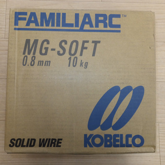 [送料無料] 未使用★神戸製鋼所 KOBELCO 軟鋼ソリッドワイヤ FAMILIARC MG-SOFT 0.8mm 10kg(2)★