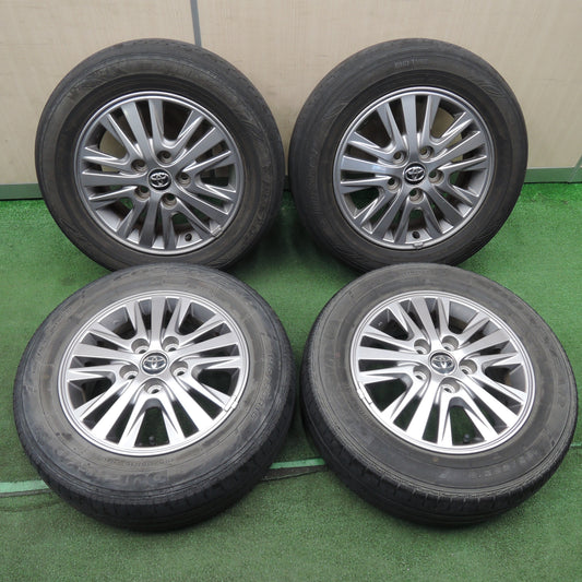 *送料無料* キレイ★トヨタ 80系 ノア ヴォクシー 純正 195/65R15 グッドイヤー DuraGrip ダンロップ EC202 PCD114.3/5H★4022307NJノ