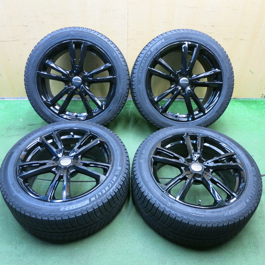 *送料無料* バリ溝！キレイ！8.5分★ジャガー 等 EUROTECH 245/45R18 スタッドレス ミシュラン X-ICE3+ ユーロテック 18インチ PCD108/5H★4020903KKス