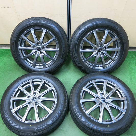 *送料無料*バリ溝！キレイ！8.5分★スタッドレス 215/60R17 ブリヂストン ブリザック VRX2 EuroSpeed MANARAY SPORT マナレイ 17インチ PCD114.3/5H★3100506イス