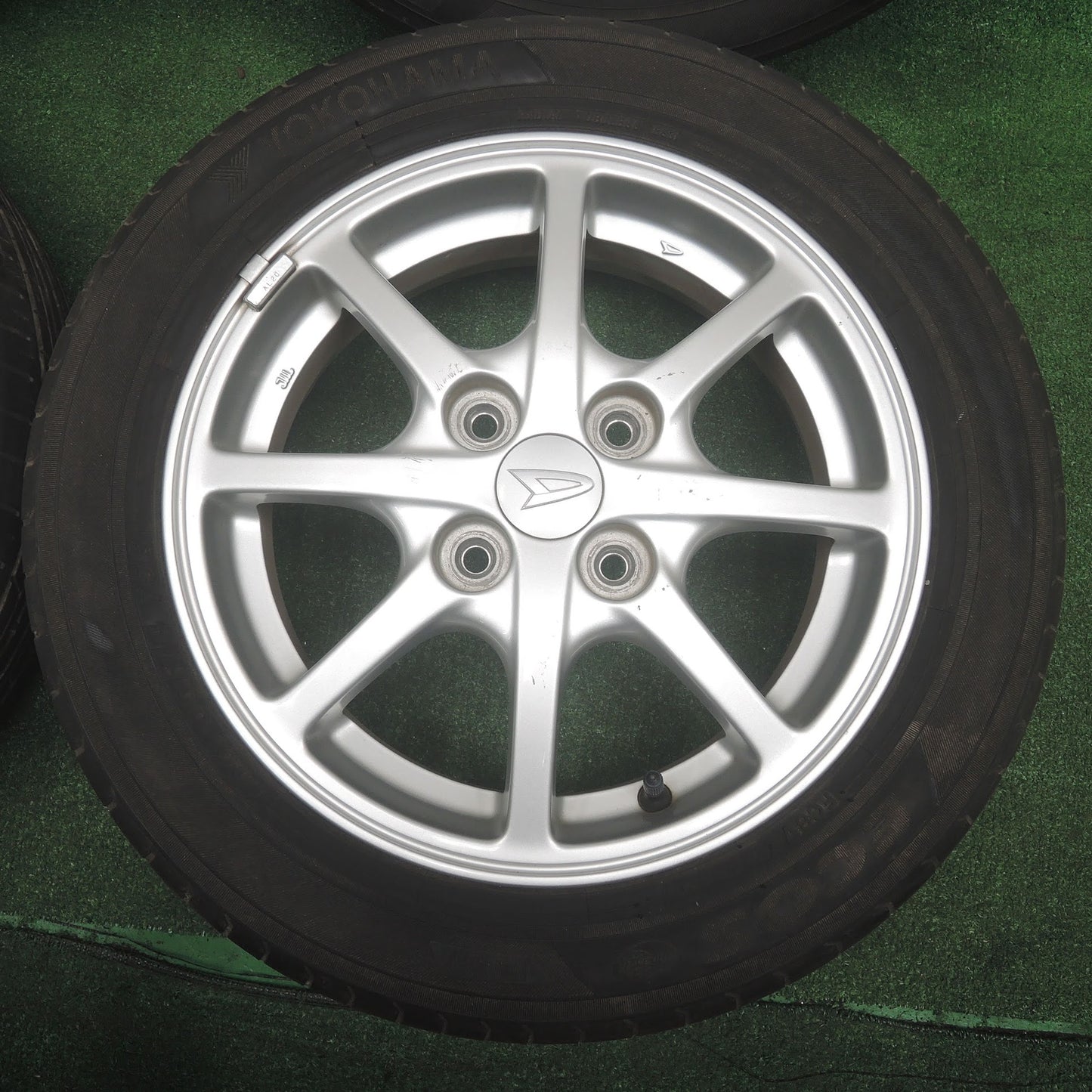 [送料無料]4本価格★ダイハツ タント ムーヴ 等 純正 155/65R14 ヨコハマ エコス ES31 14インチ PCD100/4H★3103003SYノ