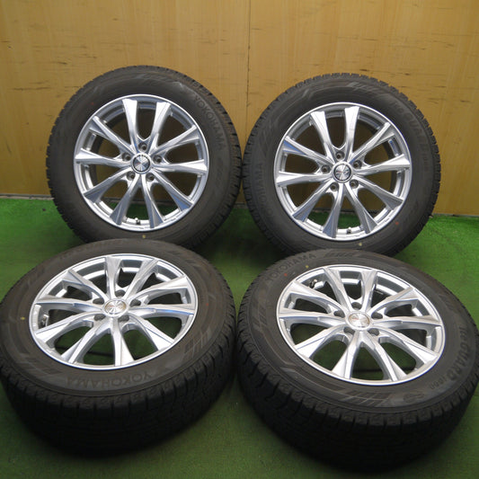 *送料無料* バリ溝！21年！キレイ！9.5分★スタッドレス 215/60R17 ヨコハマ アイスガード iG60 JOKER ジョーカー 17インチ PCD114.3/5H★4031105Hス