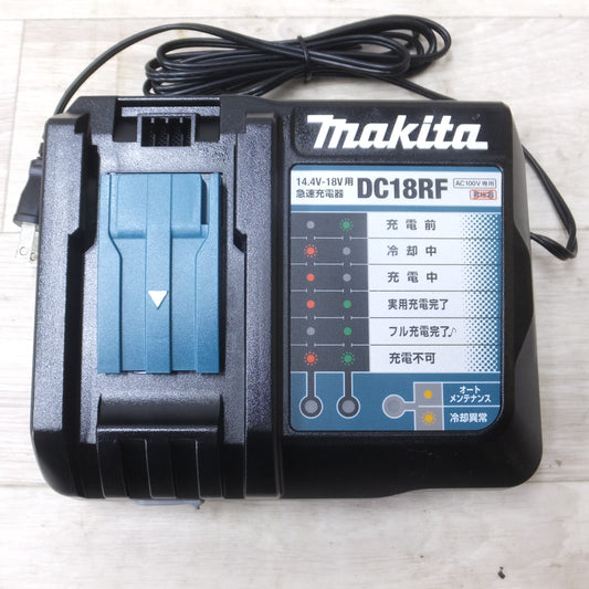 [送料無料] 未使用◆makita マキタ 急速充電器 DC18RF 14.4V-18V用 電動工具 AC100V専用◆