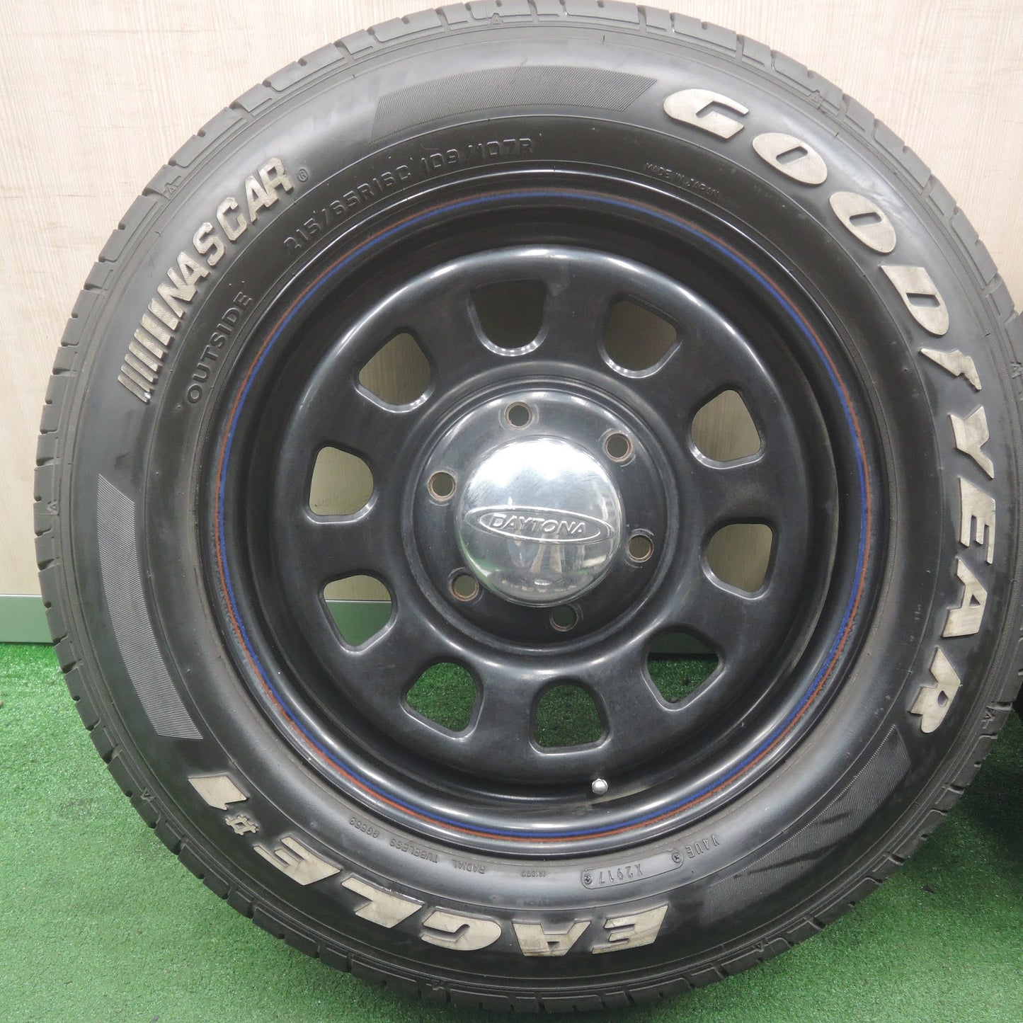 [送料無料]4本価格★DAYTONA 215/65R16C 109/107R グッドイヤー イーグル #1 ナスカー デイトナ 16インチ PCD139.7/6H★3111816HAノ