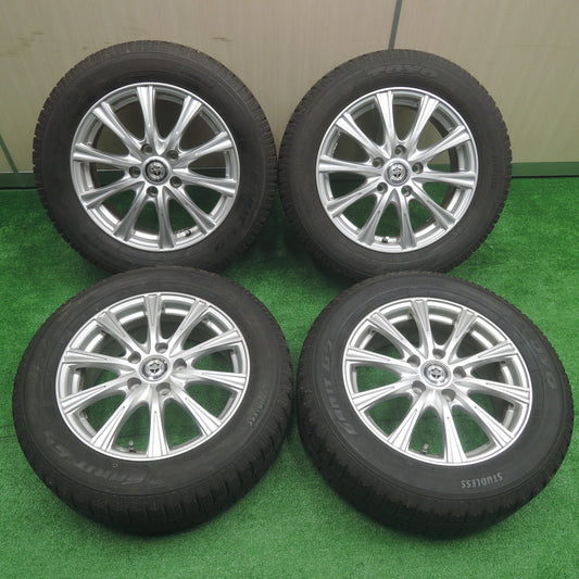 [送料無料]バリ溝！キレイ！9.5分★スタッドレス 205/60R16 トーヨー ガリット G5 JOKER weds ジョーカー 16インチ PCD114.3/5H★3071807SYス