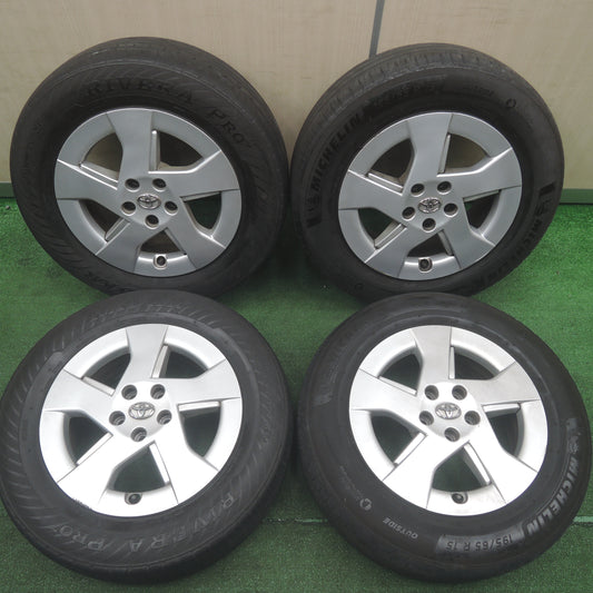 *送料無料*4本価格！19年★トヨタ 30系 プリウス 純正 195/65R15 ミシュラン エナジーセイバー4 15インチ PCD100/5H★3111809HAノ