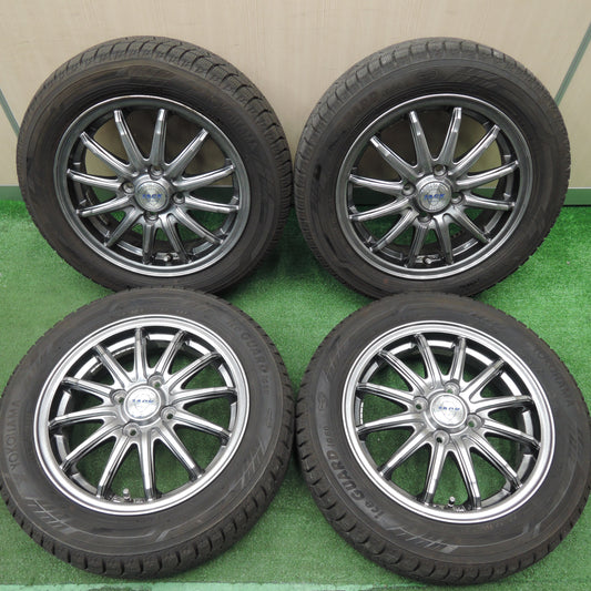 *送料無料*バリ溝！20年！9分★スタッドレス 155/65R14 ヨコハマ アイスガード iG60 ZACK JP-812 MONZA 14インチ PCD100/4H★4011303HAス